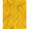 Artemio Sacchetto di Piume, 3 g, Dimensioni Varie da 8 a 12 cm, Colore Giallo