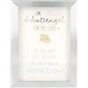 Depesche 11626-016 - Cornice portafoto con scritta in lingua inglese Love, 12 x 9 x 1 cm, colore: argento, 4 x 9 x 1,9 cm