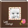 Pioneer Photo Albums EV-246FB/O - Album Fotografico con 200 Tasche, Motivo: Gufo, 10 x 15 cm, Colore: Rosa