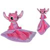 Simba Peluche Lilo & Stitch Angel 12 cm con il suo quadrato Doudou (20 cm il quadrato) in morbido peluche originale in peluche per ragazza ragazzo regalo per compleanno (angelo 12 cm)