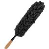 Homéa Piumino in microfibra, manico in bambù, 56 cm, colore: Antracite