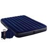Intex Materasso Gonfiabile Con Pompa Manuale E Due Cuscini, Blu, 152x203x25 cm