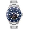 LORENZ HYDRO-SUB 090011BB Sfumato Blu Nero Orologio Uomo Automatico Swiss