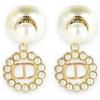 Dior Women's Tribal Pearl Earring (Gold) E4360WOMRS D301 150775791 [U]