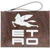 Etro Womens Paisley Pegasus Clutch 1N460 7047 600 76551750 [U]