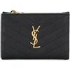 Saint Laurent Gold Matelassé Coin Purse 668287 BOW01 1000 46529705 [U]