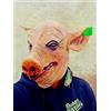 RUBBER JOHNNIES TM Adulto Halloween Maiale Maschera Deluxe Lattice Evil Butcher Spaventosa Animale
