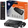 Humax Decoder digitale terrestre DVB T2 HD 2023T2 Digimax Nano con telecomando 2 in 1