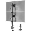 BONTEC SUPPORTO DOPPIO SCHERMO VERTICALE BRACCIO DOPPIO 13-34" REGOLABILE PER MONITOR