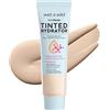 Wet n Wild, Bare Focus Tinted Hydrator, Crema Viso Colorata Idratante con Acido Ialuronico e Squalano Vegano, Texture Leggera, Copertura Media e Finish Matte Luminoso, Light Medium