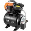 VEVOR Pompa per Pozzi Poco Profondi da 735 W con Serbatoio a Pressione 3785 LPH, Pompa per Irrigazione Sistema di Aumento Pressione d'Acqua con Filtro Prevalenza max 45m da Giardino Prato Orto