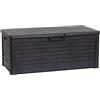 Toomax Florida baule da 550L multiuso con seduta, 550L - cm 148x72x60h Antracite