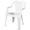 ARETA s.r.l. (ARE) Sedia esterno resina L58.5xP57xH81.5cm bianco giardino pub ristorante ISCHIA