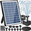 ZQEJEFD FONTANA SOLARE 6,5W POMPA SOLARE PER FONTANE KIT FONTANA PER LAGHETTO CON LUCE L