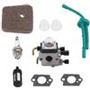 Fdit Set carburatore per FS55 FS55RC FS38 KM55 HL45 KM55R Filtro aria Kit