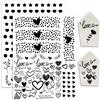 Hongma Rub On - Adesivi a forma di cuore 2 pezzi per Raysin Keraflott mobi