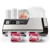Mesliese Macchina per sottovuoto, 95kPa, 140W, con una sola mano, doppia st Grey