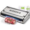 Bonsenkitchen Macchina Sottovuoto, Sigillatura Larga 5mm Antig Argento Brillante