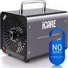 ICARE Generatore di Ozono Professionale 30000mg/h Purificatore d'Aria Grigio