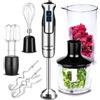 LEHMANN Chowmei Frullatore a Immersione 1200 W Set 5 in 1 con Frullatori a immersione