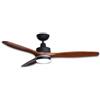 Pepeo Ventilatore da soffitto a risparmio energetico Notos 132 cm con luce LED e telec