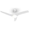 Klarstein Figo - Ventilatore da Soffitto, 2in1: Ventilatore & Lampadario Bianco.