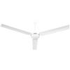 Zephir Ventilatore da Soffitto Industriale in Acciaio 3 Pale ø 142 cm ZFS8124