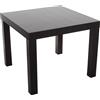 Ikea - Lack, tavolino basso da salotto, colore: nero 55 cm x 55 cm x 45 cm Black