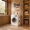 Arreditaly Kuna Scaffale Bagno 3 Mensole Mobile Sopra Lavatrice Salvaspazio Orga