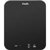 Vitafit 15kg Bilancia da Cucina Digitale, Elevata Precision Nero Vetro Temperato