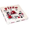 IMBALLAGGI ALIMENTARI PZ 100 SCATOLA PER PIZZA CM 33 X 33 PER ALIMENTI IN CARTONE ECOLOGICO IDEALE PER