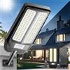 700W Lampione Solare Led Esterno Con Telecomando, IP66 Impermeabile Lampada Stra