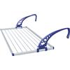 Cinquepalmi N 1, Stendibiancheria da balcone in alluminio cm 53x108.