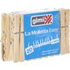 Gimi Easy la Molletta, Avorio, 2x1.5x9 cm, 20 unità 2x1.5x9 cm
