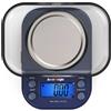 ACCUWEIGHT 255 Mini Bilancia di Precisione Digitale per Cucina Gioiel 300g/0.01g