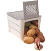 Snips Porta Patate | 3 KG | Contenitori Per Cibi |Contenitore Port Bianco-grigio