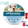Elanco Bayer Seresto - Collare per CANI Fino e Oltre 8 kg → Cane piccolo e Grande