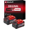 Einhell Due batterie Power X Change originali Einhell PXC Twinpack da 5,2 Ah (18 V 5200