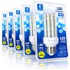 Aigostar Lampadina LED 4U E27 19W Luce Calda 3000K 1950lm Vetro 5 Pezzi