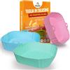 HOUSY 3 Teglie Quadrate per Friggitrice ad Aria - Accessori in 20x20cm Quadrate