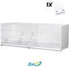 2GR GABBIA COVA CORTINA 120X40X40 2GR ART.400 + TRASPORTO GRATIS