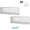 2GR GABBIA COVA LIVIGNO 120X40X40 2GR ART.403 + TRASPORTO GRATIS