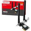 MERCUSYS TP Link MA70XE PCIe WiFi 6 AX1800Mbps Bluetooth 5.4 Chipset Intel Compatibile