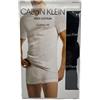 Calvin Klein 3-Pezzi Cotone CLASSIC Fit V-Collo T-Shirt NERE Uomo SMALL