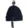 Polo Ralph Lauren Berretto Cuff In Misto Lana Nera Da Uomo