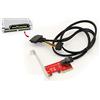 KALEA-INFORMATIQUE Scheda controller PCIe x4 per SSD U.2 NVMe (U2 68Pin SFF-8639) con cavo da 1 m, staffe a basso e alto profilo