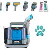 Shark StainStriker HairPro Pet - Pulitore per Tappezzeria e Smacchiatore, 450 W - Adatto a Case con Animali Domestici e Fessure Difficili - 5 Accessori, 2 Detergenti - Modello PX200EUCP