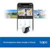 Tapo C520WS Telecamera WiFi Esterno QHD 2K, 4MP 360° Visuale, Visione Notturna