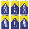 Varta Industrial Pro 9V 6LR61 6x batterie alcaline
