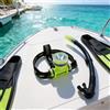 Lampada frontale per pesca notturna 350M con design impermeabile e caricatore US